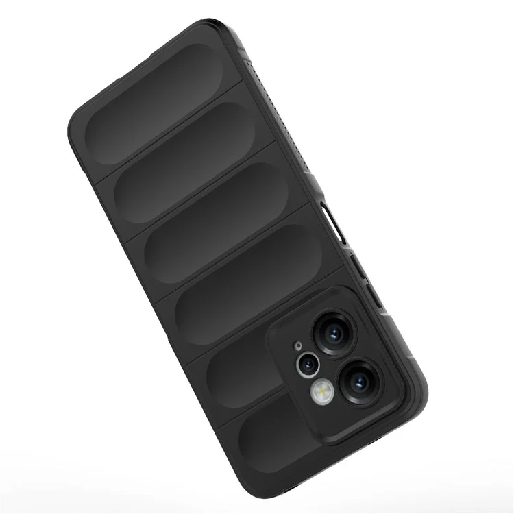 Для Xiaomi Redmi Note 12 4G Anti-Scratch Rugged Phone Cover TPU Back Protector Phone Case - Черный