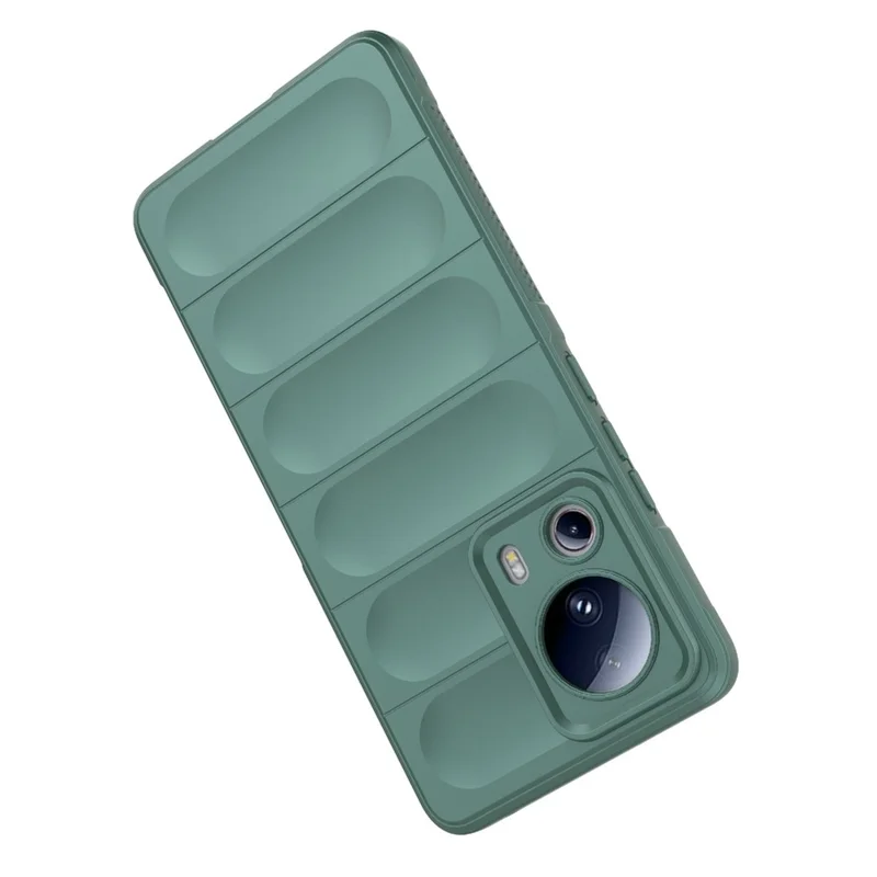 For Xiaomi 13 Lite / Civi 2 5G Shockproof Rugged TPU Phone Cover Cell Phone Back Case - Green