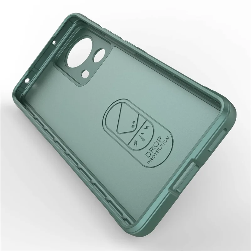 For Xiaomi 13 Lite / Civi 2 5G Shockproof Rugged TPU Phone Cover Cell Phone Back Case - Green