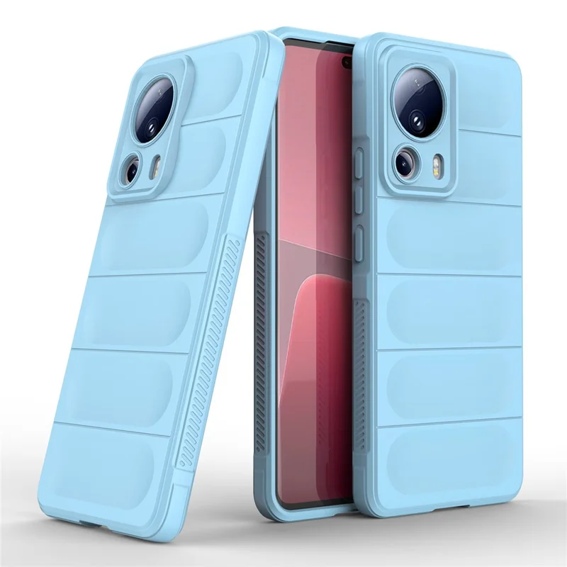 For Xiaomi 13 Lite / Civi 2 5G Shockproof Rugged TPU Phone Cover Cell Phone Back Case - Baby Blue