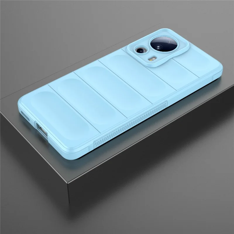 For Xiaomi 13 Lite / Civi 2 5G Shockproof Rugged TPU Phone Cover Cell Phone Back Case - Baby Blue