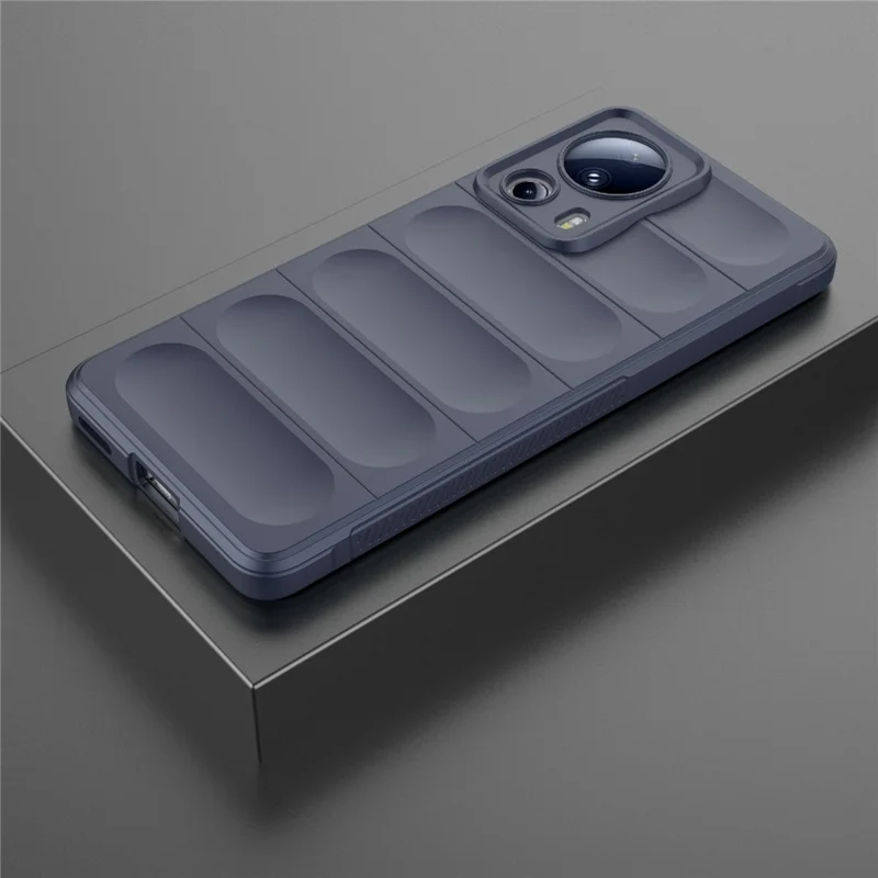 For Xiaomi 13 Lite / Civi 2 5G Shockproof Rugged TPU Phone Cover Cell Phone Back Case - Dark Blue