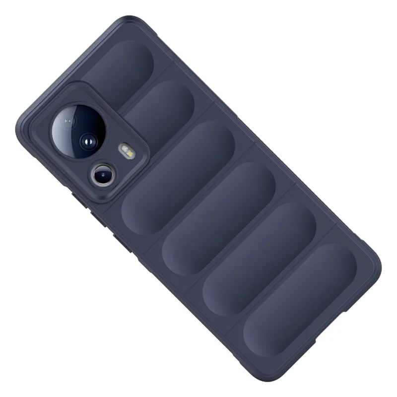 For Xiaomi 13 Lite / Civi 2 5G Shockproof Rugged TPU Phone Cover Cell Phone Back Case - Dark Blue