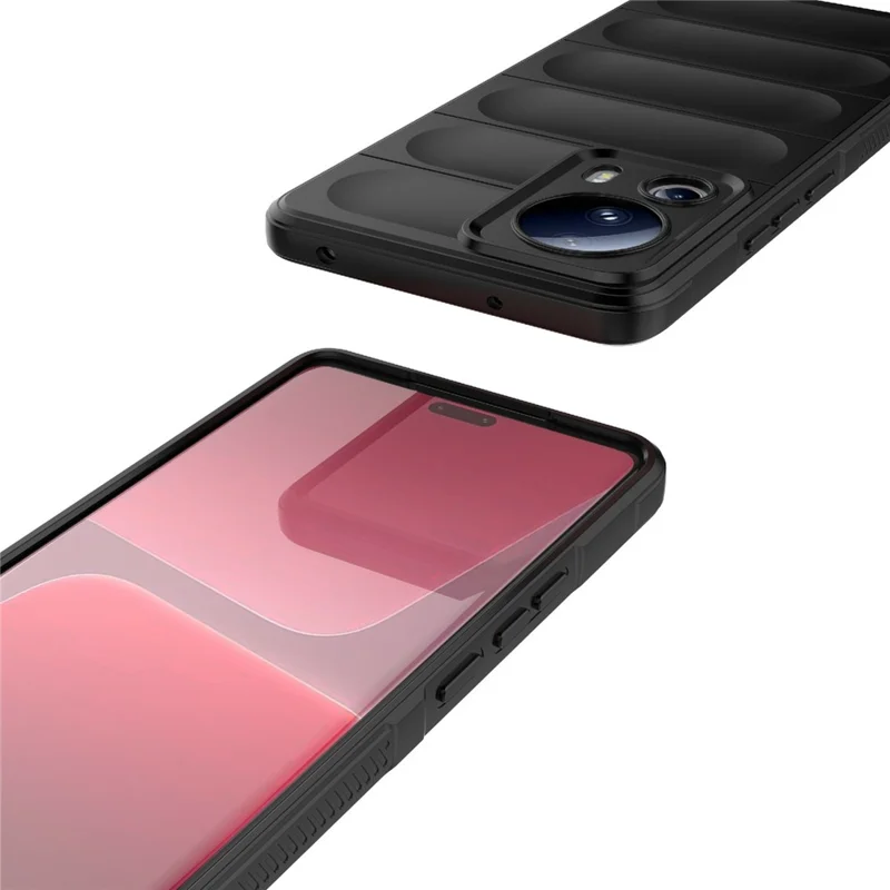 For Xiaomi 13 Lite / Civi 2 5G Shockproof Rugged TPU Phone Cover Cell Phone Back Case - Dark Blue