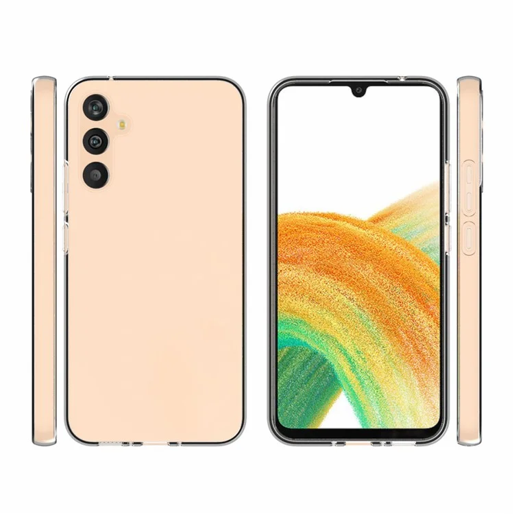 Für Samsung Galaxy A34 5G Innen texturfreier Wasserfester Telefon-Cover-TPU-Telefon-Hülle