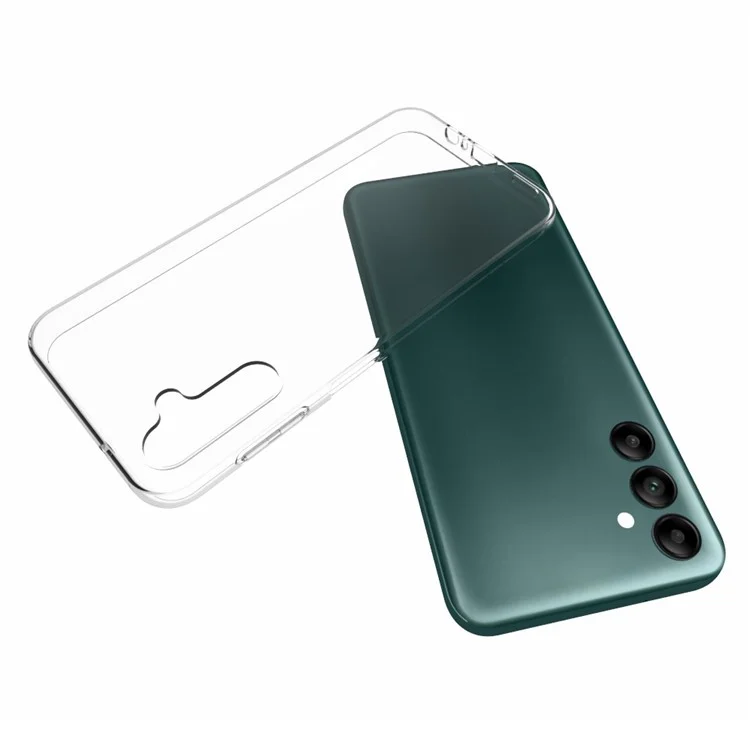 Für Samsung Galaxy A14 4G / A14 5G HD Klar Handyhülle Innen Wasserfrei Textur Anti-Staub TPU Handy Cover