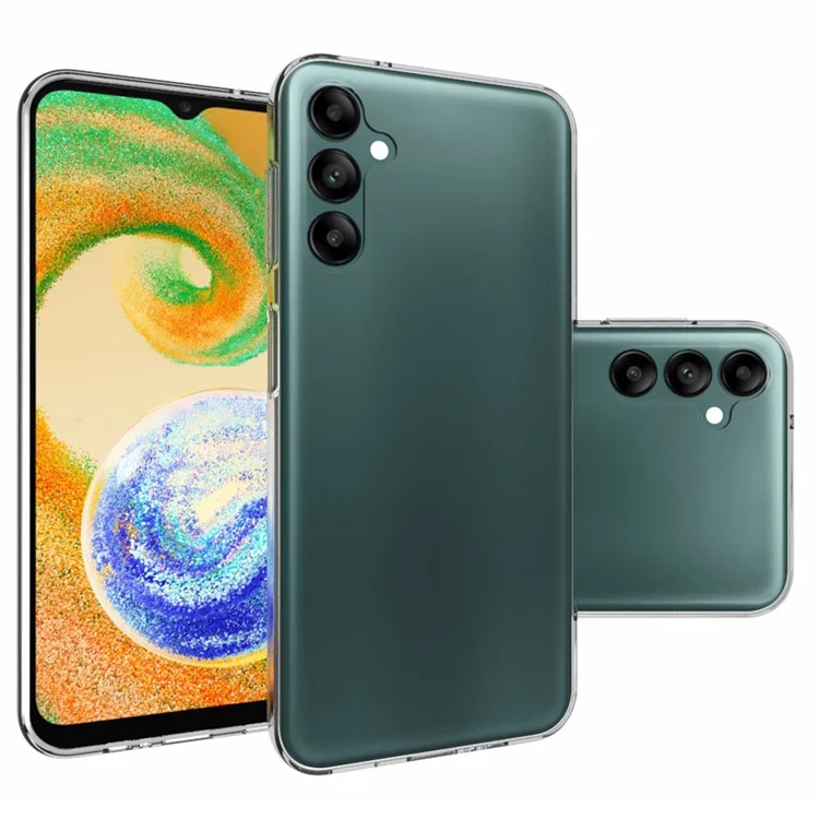 Für Samsung Galaxy A14 4G / A14 5G HD Klar Handyhülle Innen Wasserfrei Textur Anti-Staub TPU Handy Cover