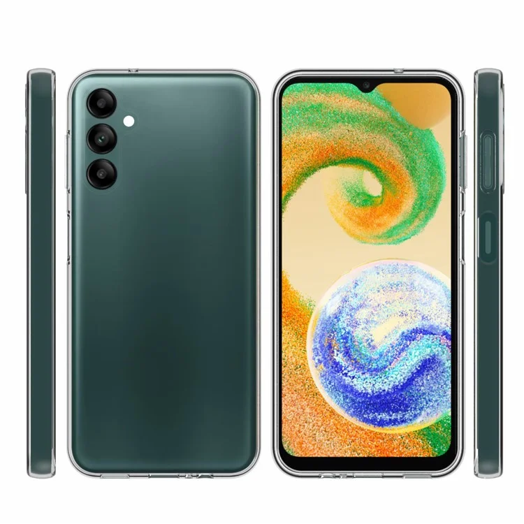 Für Samsung Galaxy A14 4G / A14 5G HD Klar Handyhülle Innen Wasserfrei Textur Anti-Staub TPU Handy Cover