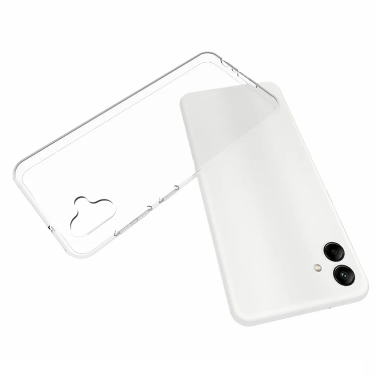 Para Samsung Galaxy A04 4G (164,4 x 76,3 x 9,1 mm) Capa de Telefone TPU Inner Watermark-Free Texture Phone Cover