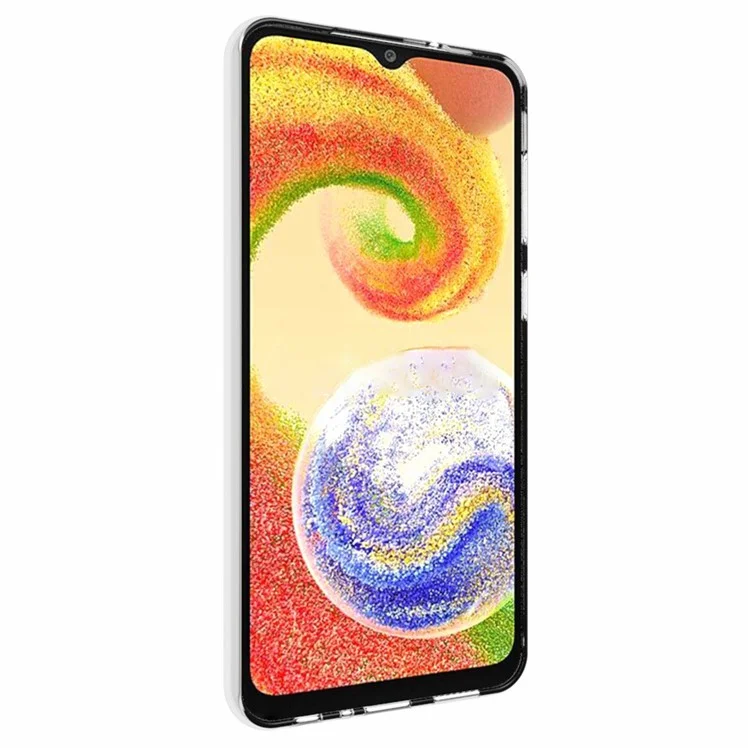 Para Samsung Galaxy A04 4G (164,4 x 76,3 x 9,1 mm) Capa de Telefone TPU Inner Watermark-Free Texture Phone Cover