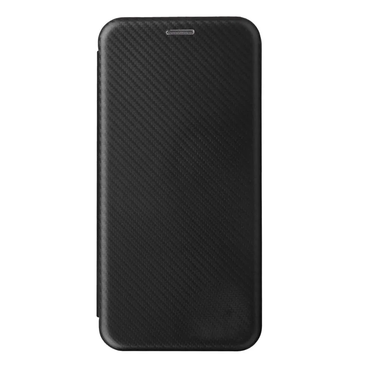 Pour Motorola Moto G Power 5G Étui de téléphone en cuir avec support Texture fibre de carbone Support de carte Housse de téléphone - Noir