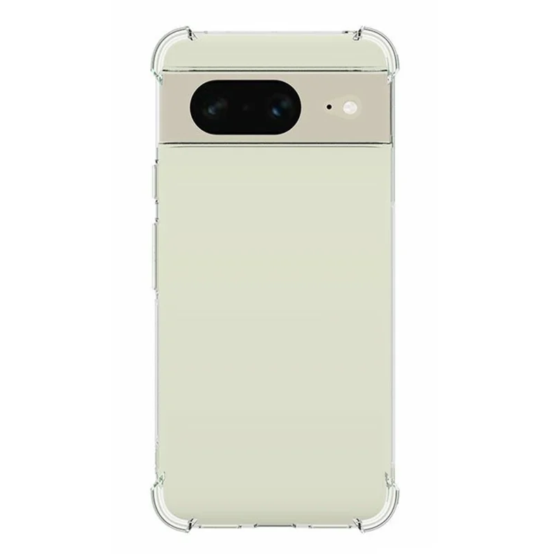 Para Google Pixel 8 Anti-deslizante TPU Caso de Telefone Quatro Canto Airbag Capa de Telefone à Prova de Choque Transparente