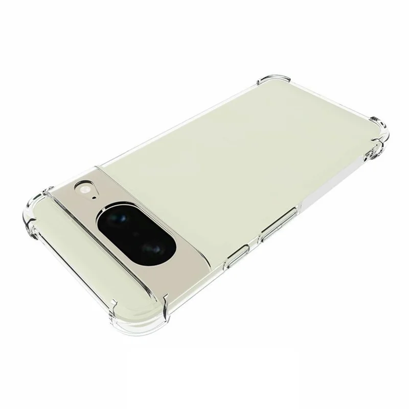 Para Google Pixel 8 Anti-deslizante TPU Caso de Telefone Quatro Canto Airbag Capa de Telefone à Prova de Choque Transparente