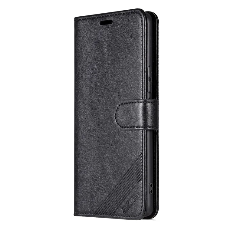AZNS For Honor 80 GT 5G Funda de móvil de cuero PU Funda de teléfono antideslizante Soporte de cartera - Negro