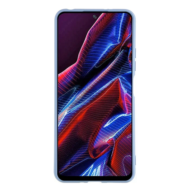 Para Xiaomi Poco X5 5G / Redmi Note 12 5G (Índia) Case de Telefone Celular TPU Espessura de 2,0 mm Borda Curva Capa de Telefone - Cinza