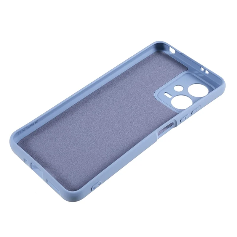Para Xiaomi Poco X5 5G / Redmi Note 12 5G (Índia) Case de Telefone Celular TPU Espessura de 2,0 mm Borda Curva Capa de Telefone - Cinza