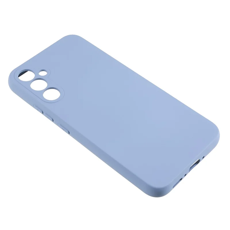 For Samsung Galaxy A34 5G Anti-Dust TPU Arc Edge Cover 2.0mm Thick Cell Phone Case - Grey