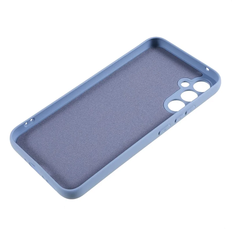 For Samsung Galaxy A34 5G Anti-Dust TPU Arc Edge Cover 2.0mm Thick Cell Phone Case - Grey