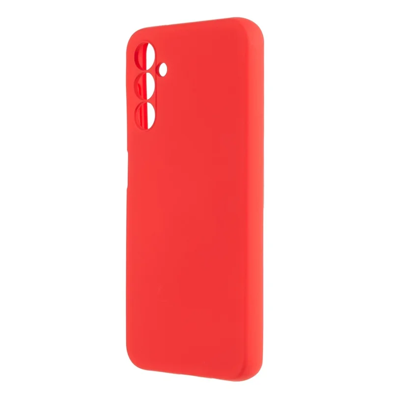Para Samsung Galaxy A14 5G / 4G Soft TPU 2.0mm Capa de Telefone Corte Preciso Textura de Silicone Líquido Borda Arqueada Capa de Telefone - Vermelho