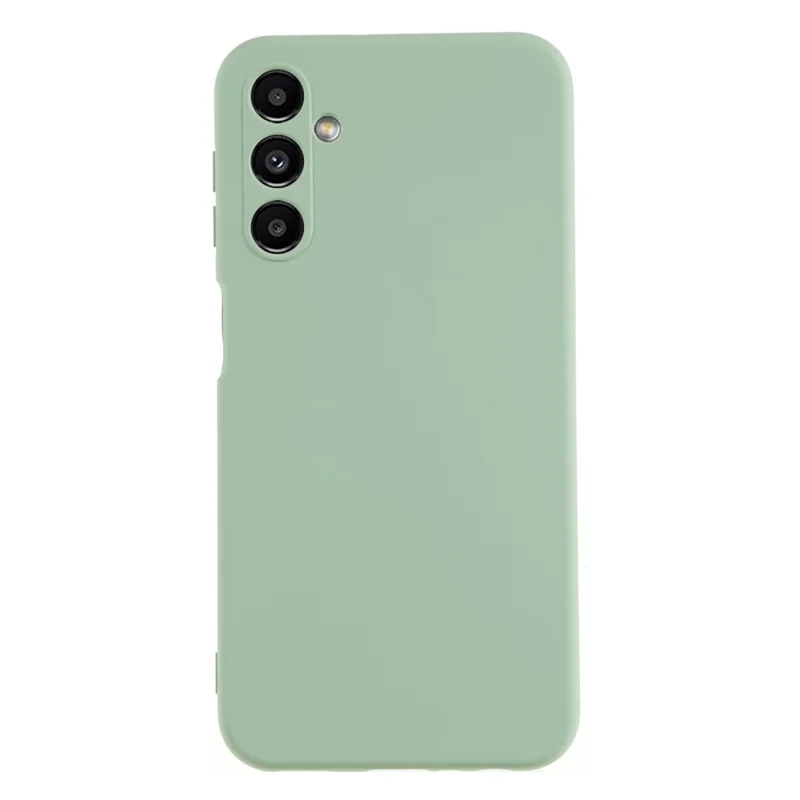 Für Samsung Galaxy A24 4G (162,1 x 77,6 x 8,3 mm) Präziser Ausschnitt Weiches TPU-Handyhülle 2,0 mm Flüssiges Silikon-Textur Runder Rand Anti-Drop-Schutz – Grün