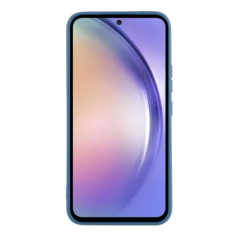 2.0mm Thick Shockproof Phone Cover for Samsung Galaxy A54 5G Arc Edge TPU Phone Case - Blue