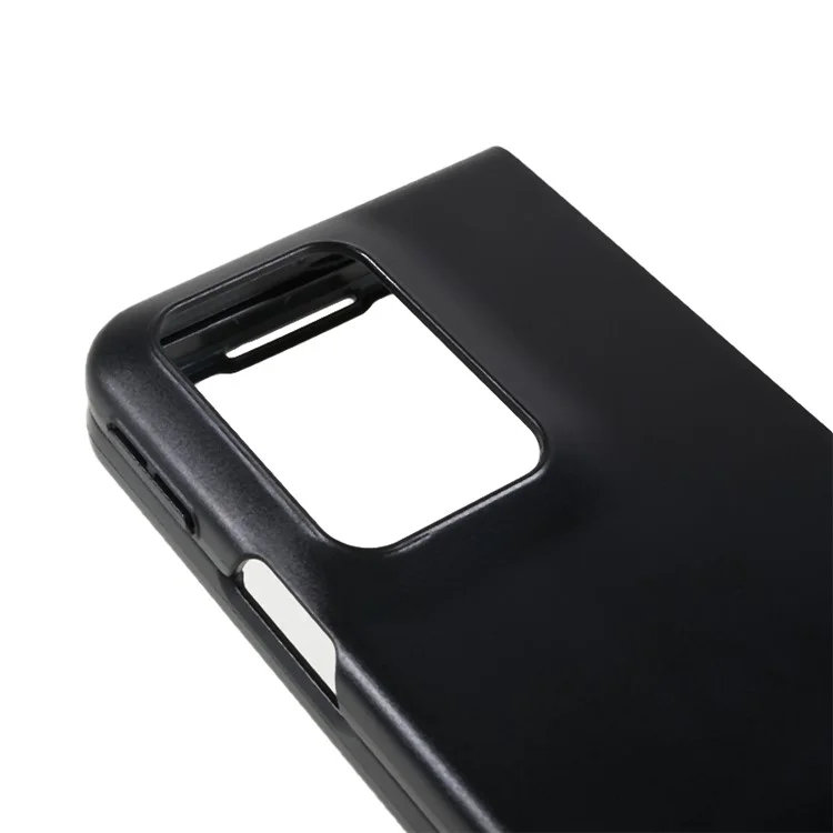 Protective Phone Shell for Oppo Find N2 Fold 5G Case Anti-Drop Hard PC Matte Phone Cover - Black