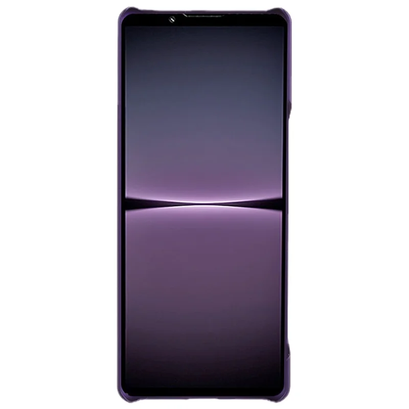 For Sony Xperia 1 V Shockproof Rubberized Plastic Hard Case Protective Cell Phone Cover - Purple