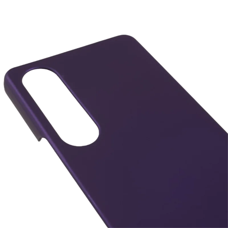 For Sony Xperia 1 V Shockproof Rubberized Plastic Hard Case Protective Cell Phone Cover - Purple