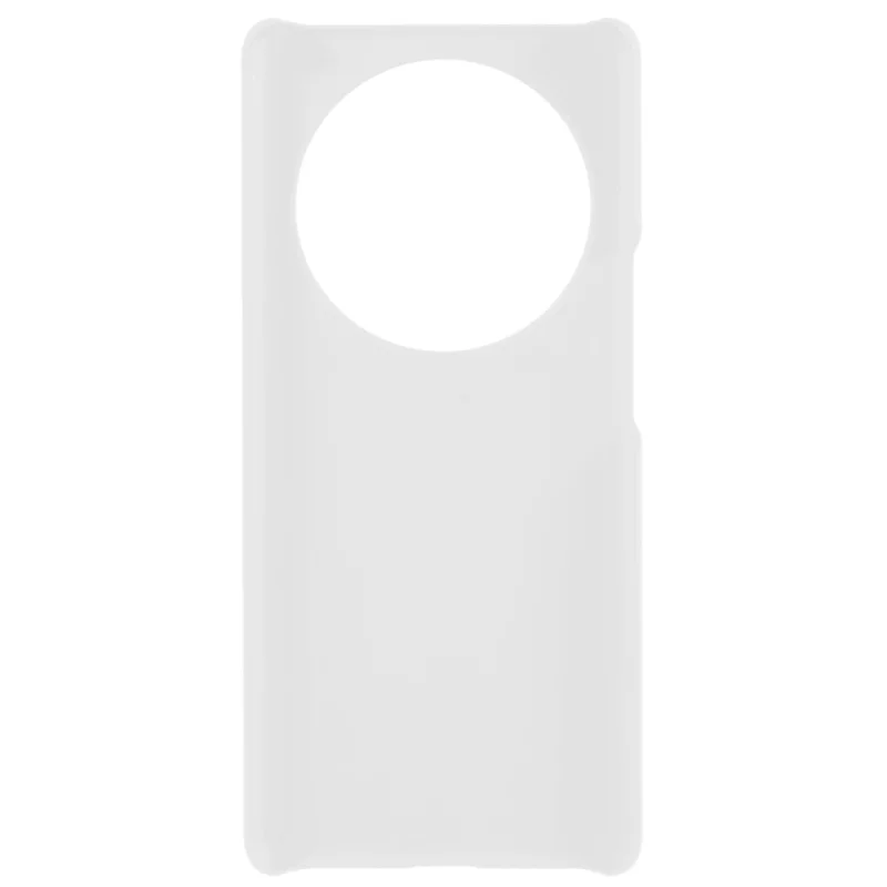 For Honor Magic5 Pro Rubberized Plastic Hard Case Protective Phone Cover - White