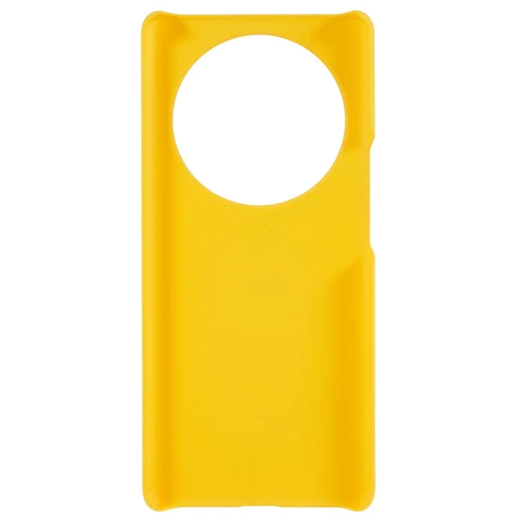 For Honor Magic5 Étui de protection en plastique dur antiraye et caoutchouté - Jaune