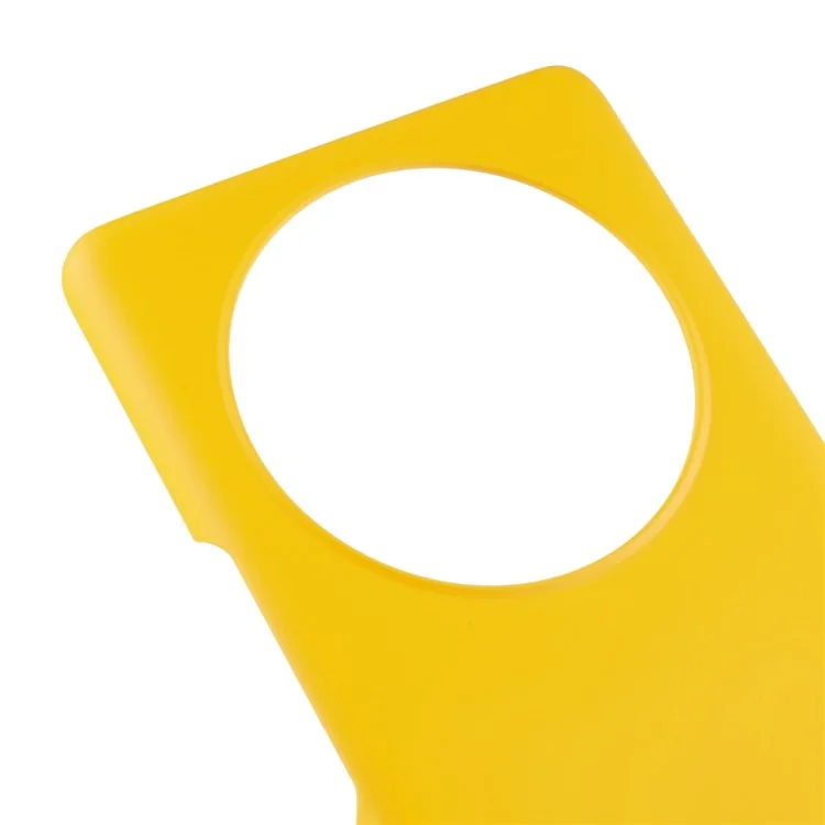 For Honor Magic5 Étui de protection en plastique dur antiraye et caoutchouté - Jaune