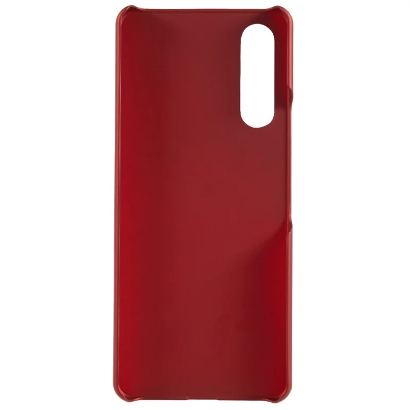 For Sony Xperia 1 V Rubberized PC Phone Case Slim Fit Protective Back Cover - Red