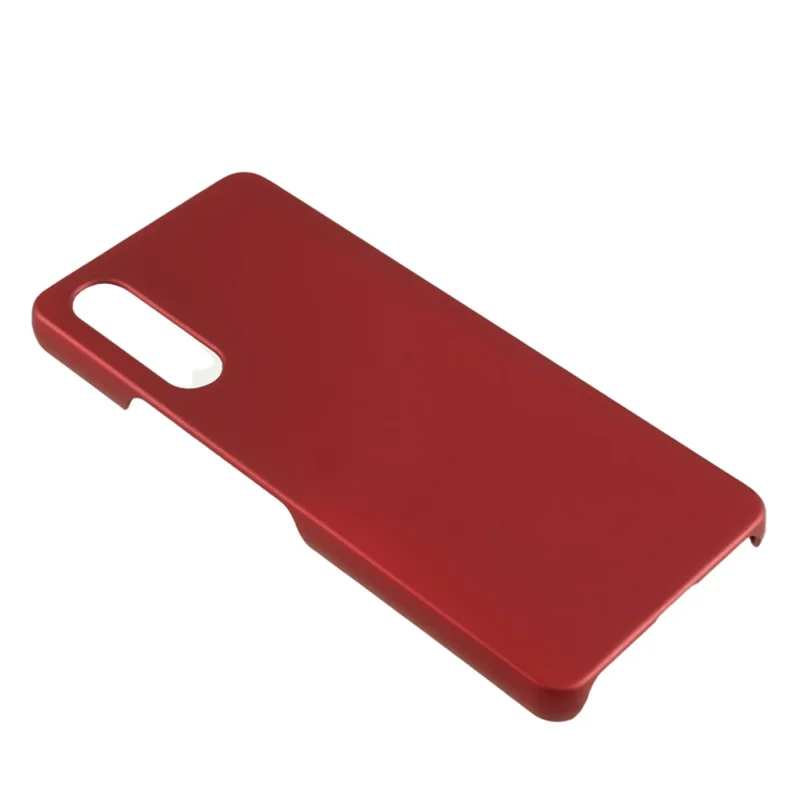 For Sony Xperia 1 V Rubberized PC Phone Case Slim Fit Protective Back Cover - Red