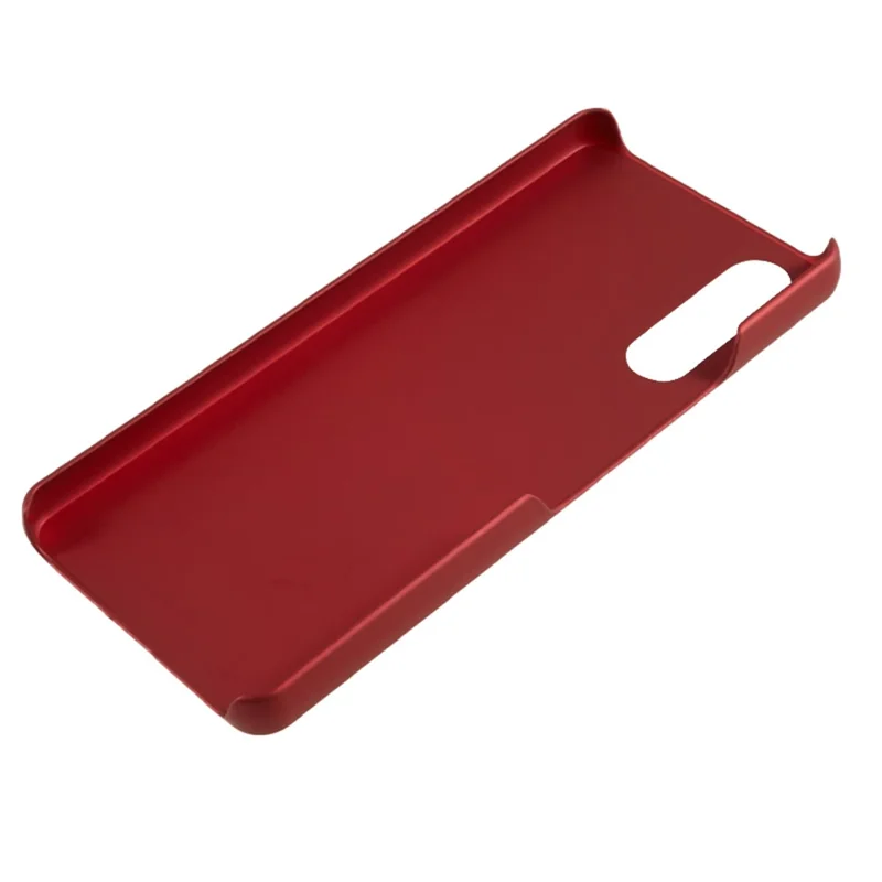 For Sony Xperia 1 V Rubberized PC Phone Case Slim Fit Protective Back Cover - Red