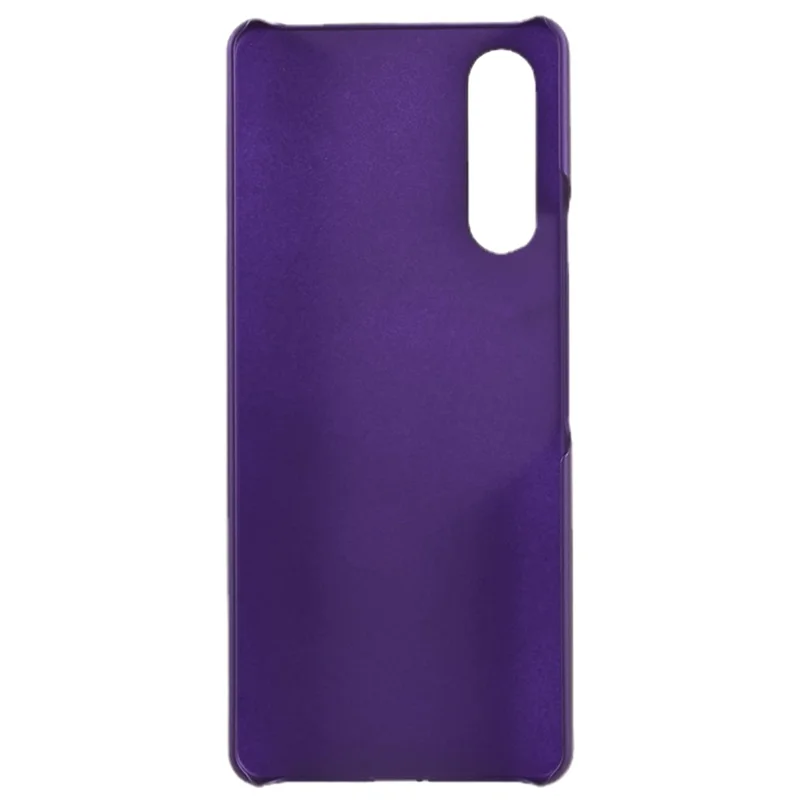 For Sony Xperia 1 V Rubberized PC Phone Case Slim Fit Protective Back Cover - Purple