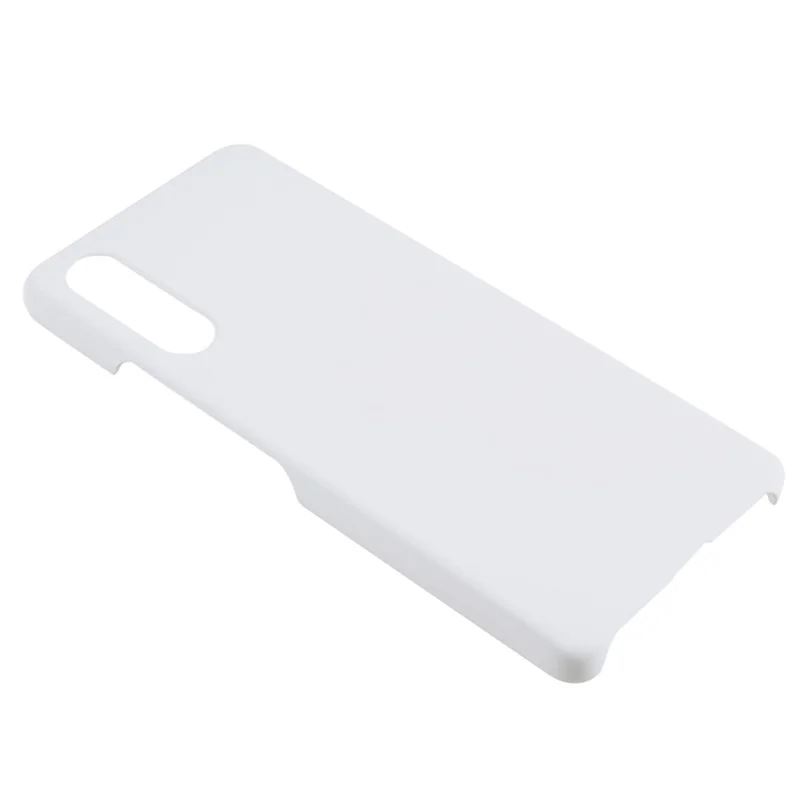 For Sony Xperia 1 V Rubberized PC Phone Case Slim Fit Protective Back Cover - White