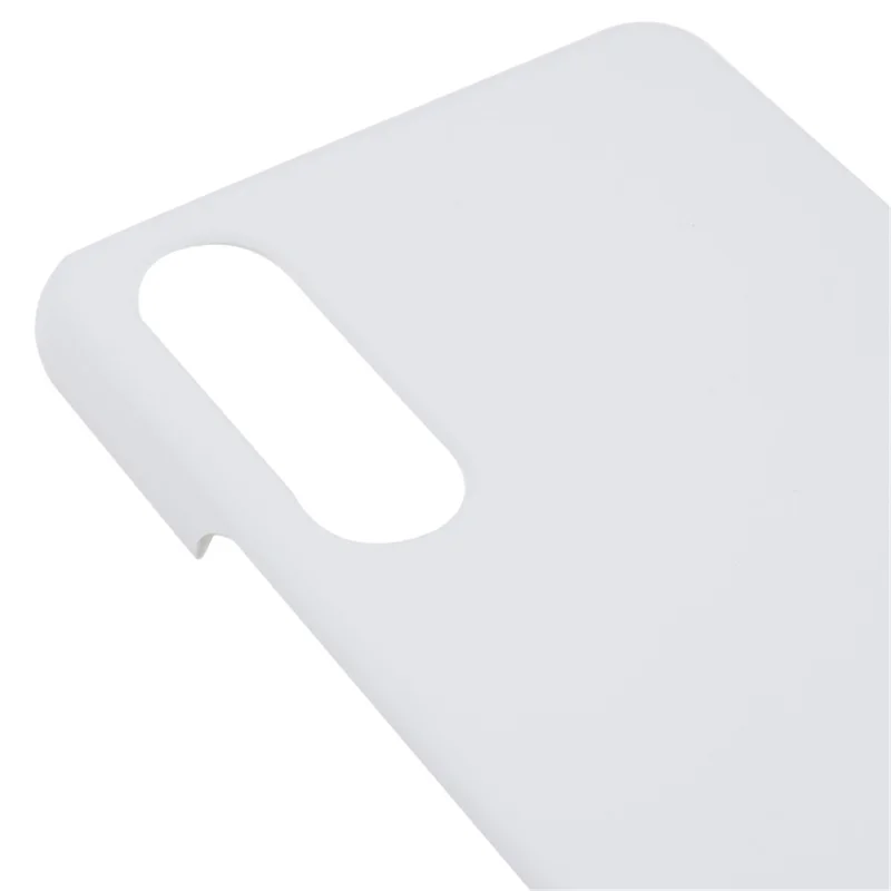 For Sony Xperia 1 V Rubberized PC Phone Case Slim Fit Protective Back Cover - White