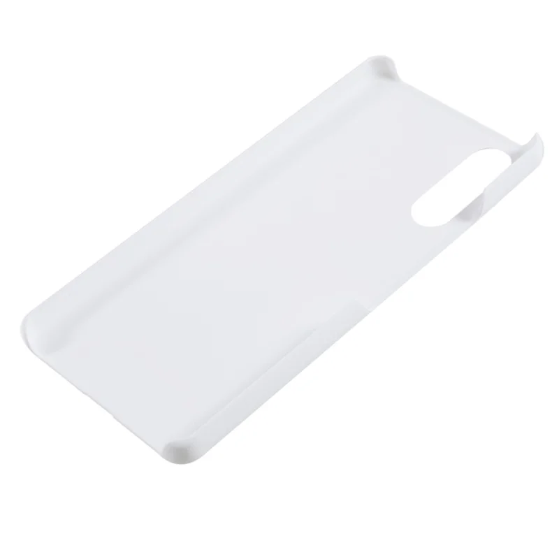 For Sony Xperia 1 V Rubberized PC Phone Case Slim Fit Protective Back Cover - White