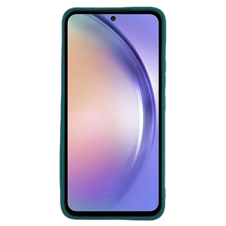 Pour Samsung Galaxy A54 5G Double-Sided Matte Phone Cover Anti-scratch TPU Phone Case - Green