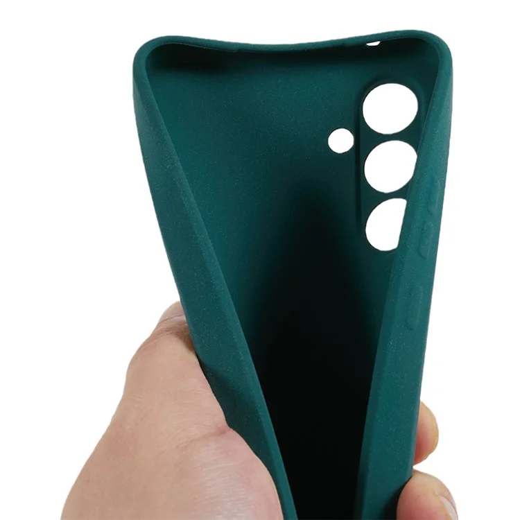Pour Samsung Galaxy A54 5G Double-Sided Matte Phone Cover Anti-scratch TPU Phone Case - Green