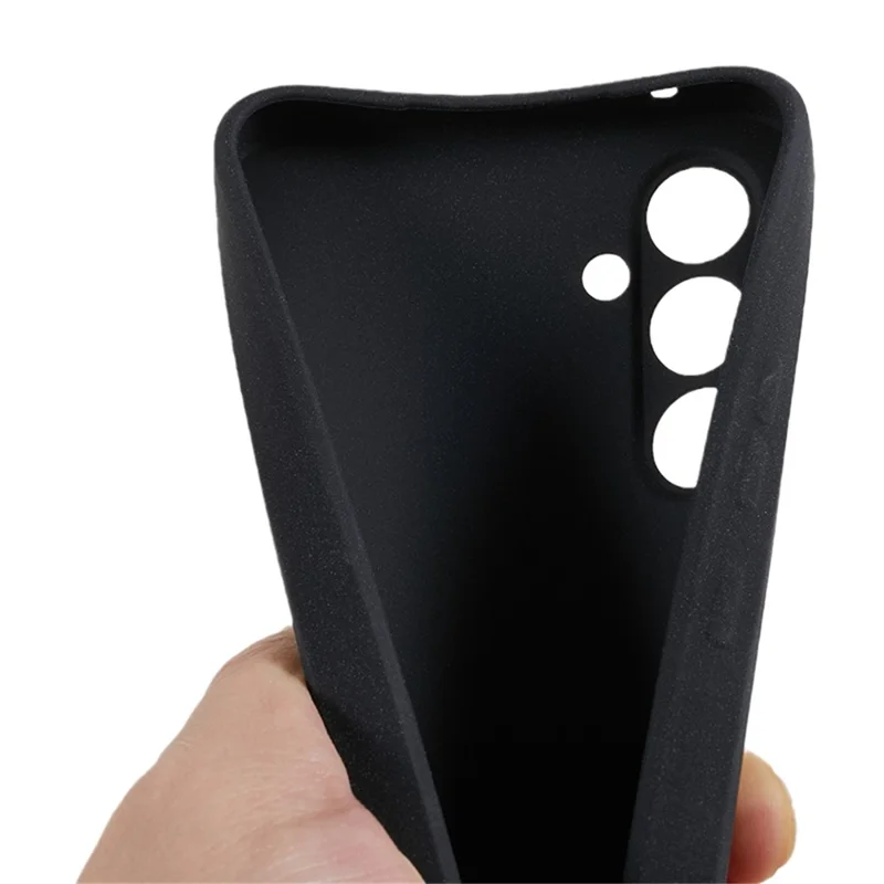 For Samsung Galaxy A54 5G Double-Sided Matte Phone Cover Anti-scratch TPU Phone Case - Black