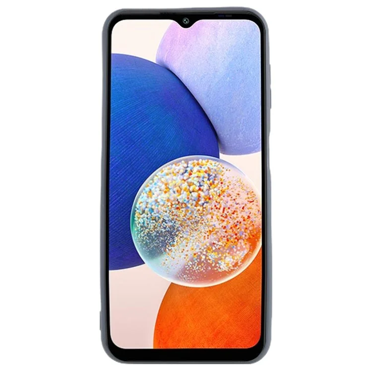 For Samsung Galaxy A14 5G / 4G Double-Sided Matte Phone TPU Case Cell Phone Cover - Grey