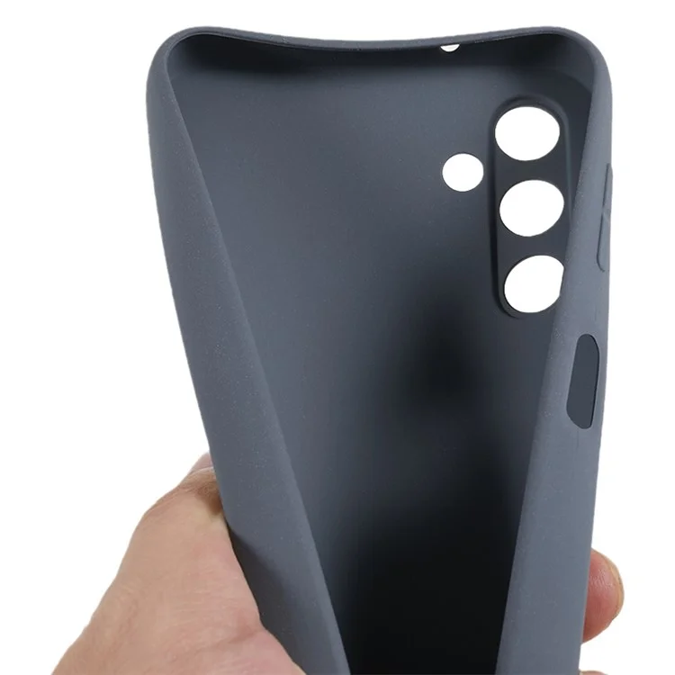 For Samsung Galaxy A14 5G / 4G Double-Sided Matte Phone TPU Case Cell Phone Cover - Grey