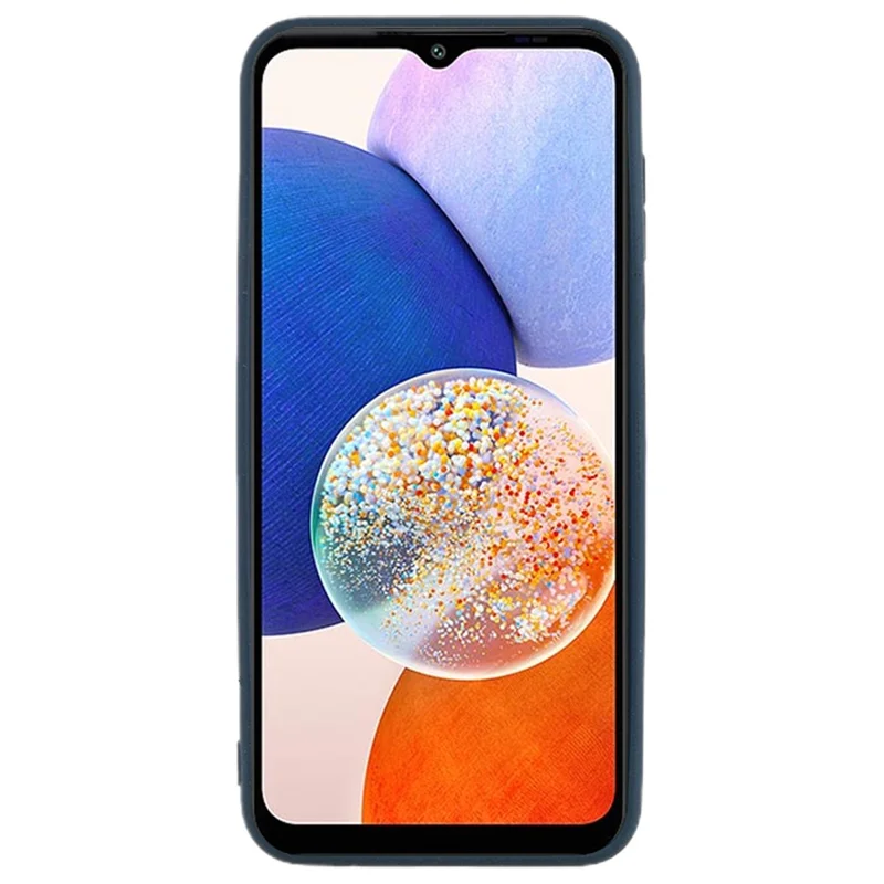 For Samsung Galaxy A14 5G / 4G Double-Sided Matte Phone TPU Case Cell Phone Cover - Navy Blue