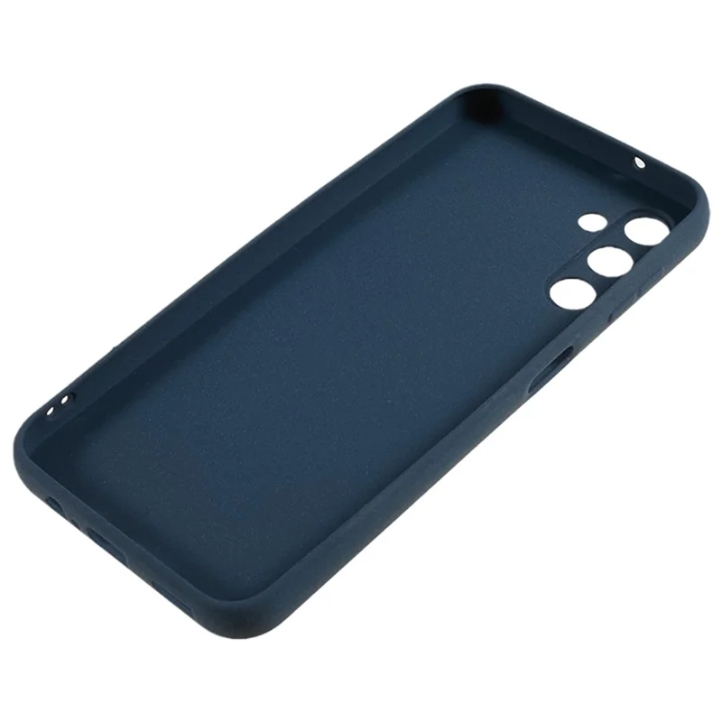 For Samsung Galaxy A14 5G / 4G Double-Sided Matte Phone TPU Case Cell Phone Cover - Navy Blue