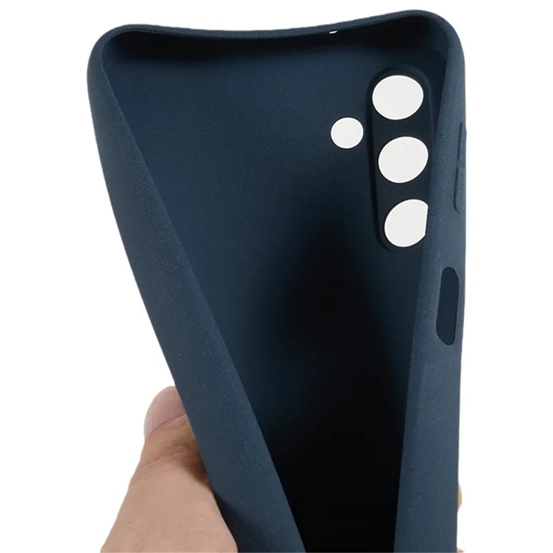 For Samsung Galaxy A14 5G / 4G Double-Sided Matte Phone TPU Case Cell Phone Cover - Navy Blue