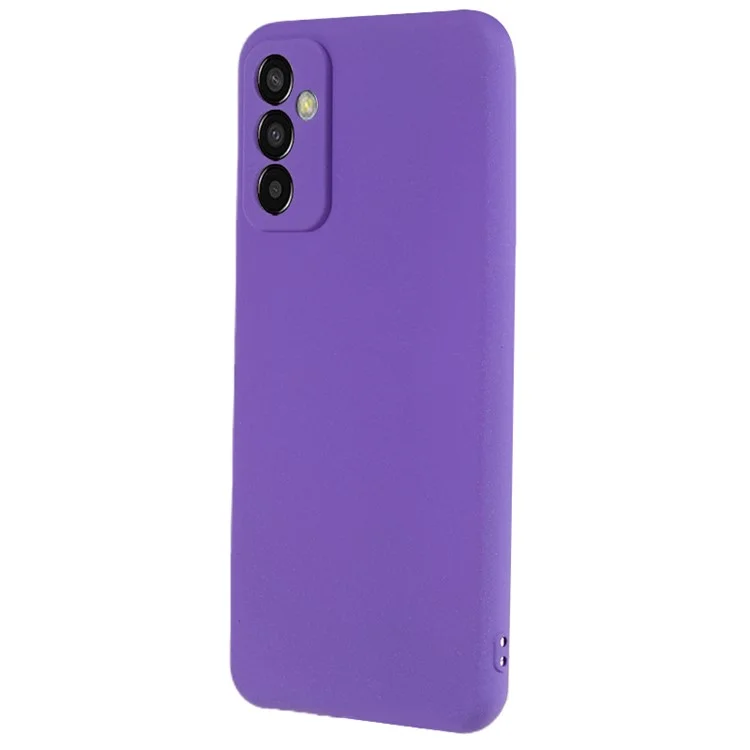 Para Samsung Galaxy M13 4G / F13 4G Carcasa de Teléfono TPU Cubierta Mate Doble Cara Funda Antiarañazos - Morado