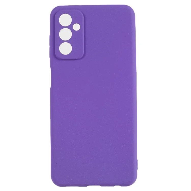 Para Samsung Galaxy M13 4G / F13 4G Carcasa de Teléfono TPU Cubierta Mate Doble Cara Funda Antiarañazos - Morado
