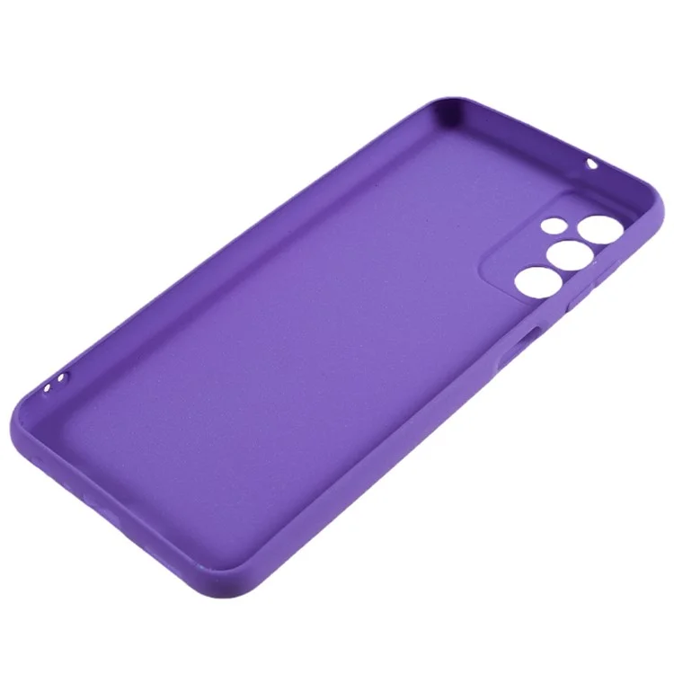 Para Samsung Galaxy M13 4G / F13 4G Carcasa de Teléfono TPU Cubierta Mate Doble Cara Funda Antiarañazos - Morado