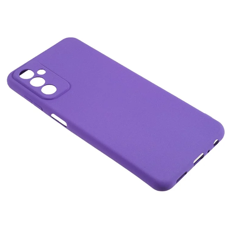 Para Samsung Galaxy M13 4G / F13 4G Carcasa de Teléfono TPU Cubierta Mate Doble Cara Funda Antiarañazos - Morado